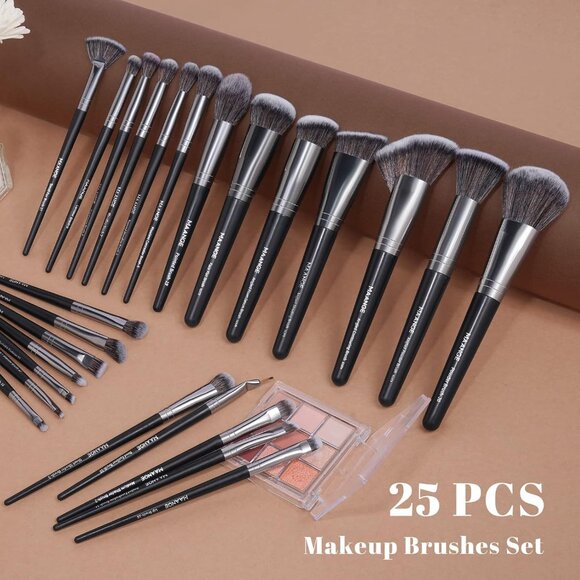 🆕 Makeup Brush Set Foundation Eyeshadow Blush Blending Concealers Face Powder - Picture 5 of 6